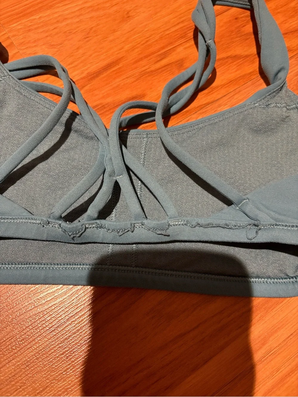 lululemon athletica Strappy Scoop Sports Bra - Slate Blue - Picture 4 of 8